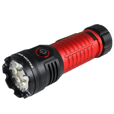 Фонарь тактический Falcon Eye Omega 3K 118х41х35 мм Черно-красный (DAS4020)