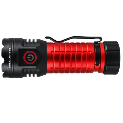 Фонарь тактический Falcon Eye Omega 3K 118х41х35 мм Черно-красный (DAS4020)