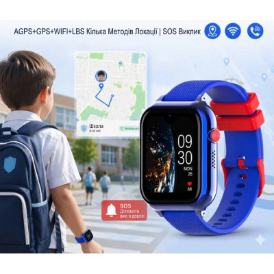 Розумний GPS годинник Wonlex KT38 16GB Blue (SBWKT38BLUE) Розумний GPS годинник Wonlex KT38 16GB Blue (SBWKT38BLUE)