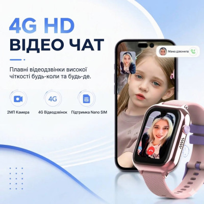 Розумний GPS годинник Wonlex KT38 16GB Pink (SBWKT38P) Розумний GPS годинник Wonlex KT38 16GB Pink (SBWKT38P)