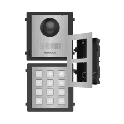 Комплект модулів Hikvision DS-KD8003-IME1NS + DS-KD-ACF2/S + DS-KD-KP/S Сірий (15011)