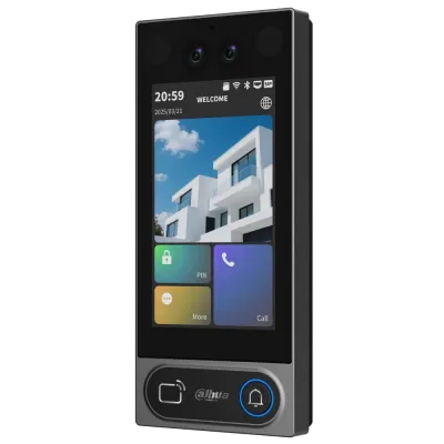 Вызывная панель Dahua DHI-VTO6631QB-WP Wi-Fi Черно-серый (15014)