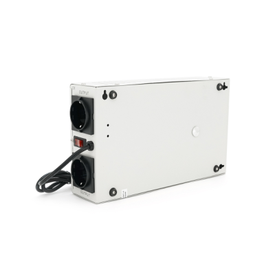 Стабилизатор напряжения релейный EuroPower SLIM-1000SBR LED 1000VA 700W Белый (15057) Стабилизатор напряжения релейный EuroPower SLIM-1000SBR LED 1000VA 700W Белый (15057)