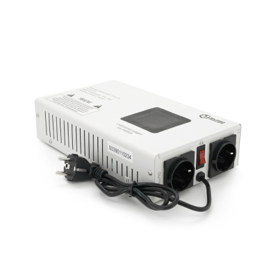 Стабилизатор напряжения релейный EuroPower SLIM-2000SBR LED 2000VA 1400W Белый (15058) Стабилизатор напряжения релейный EuroPower SLIM-2000SBR LED 2000VA 1400W Белый (15058)