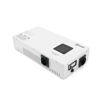 Стабилизатор напряжения релейный EuroPower SLIM-3000SBR LED 3000VA 2700W Белый (15059) Стабилизатор напряжения релейный EuroPower SLIM-3000SBR LED 3000VA 2700W Белый (15059)