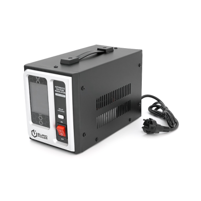 Стабилизатор напряжения релейный EuroPower EQVR-2000VA LCD 1600W Черный (15062) Стабилизатор напряжения релейный EuroPower EQVR-2000VA LCD 1600W Черный (15062)