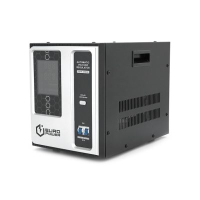 Стабилизатор напряжения релейный EuroPower EQVR-3000VA LCD 2400W Черный (15063) Стабилизатор напряжения релейный EuroPower EQVR-3000VA LCD 2400W Черный (15063)