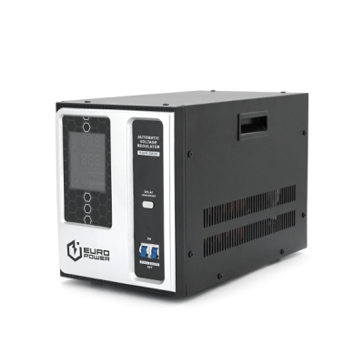 Стабилизатор напряжения релейный EuroPower EQVR-10КVA LCD 8000W Черный (15065) Стабилизатор напряжения релейный EuroPower EQVR-10КVA LCD 8000W Черный (15065)