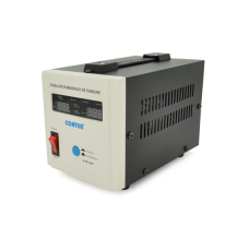 Стабилизатор напряжения релейный Conter SVR-500VA/375W Черный (15076)