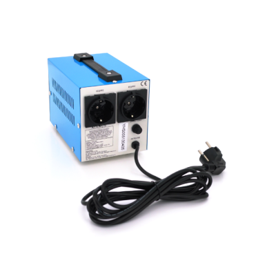Стабилизатор напряжения релейный Westech SVR-500VA/375W Синий (15078) Стабилизатор напряжения релейный Westech SVR-500VA/375W Синий (15078)