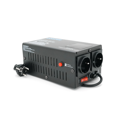 Стабилизатор напряжения релейный Conter SVRS-1000VA/750W Черный (15079) Стабилизатор напряжения релейный Conter SVRS-1000VA/750W Черный (15079)