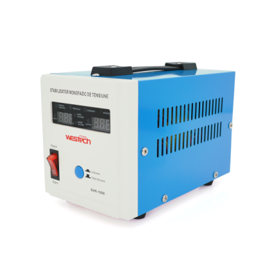 Стабилизатор напряжения релейный Westech SVR-1000VA/750W Синий (15080)