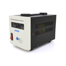 Стабилизатор напряжения релейный Conter SVR-1000VA/750W Черный (15081)