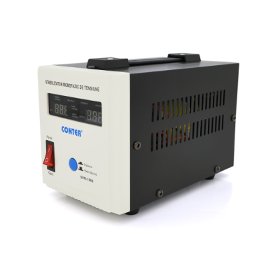 Стабилизатор напряжения релейный Conter SVR-1000VA/750W Черный (15081)