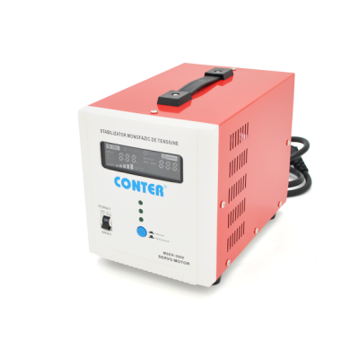 Стабилизатор напряжения Conter MSER 3000 VA-V2/2250W Красный (15086)