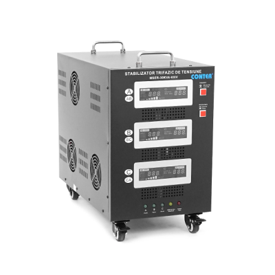 Стабилизатор напряжения Conter MSER-30KVA/24KW- 400V-V2 Черный (15094)