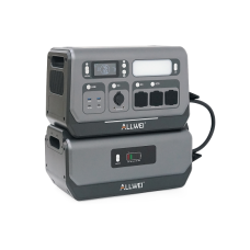Портативная зарядная станция Allwei SGR-PPS2400-2PRO+BAT Серый (15112)