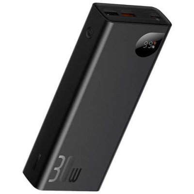 Baseus Adaman Metal Digital Display 20000 mAh 30W black (PPAD030001)