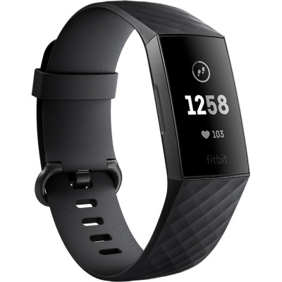 Fitbit Charge 3 Black/Graphite (FB409GMBK)