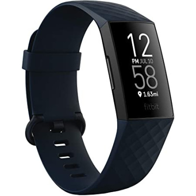 FITBIT CHARGE 4 BLACK/STORM BLUE FB417BKNV+BONUS BLACK CLASSIC BANDS