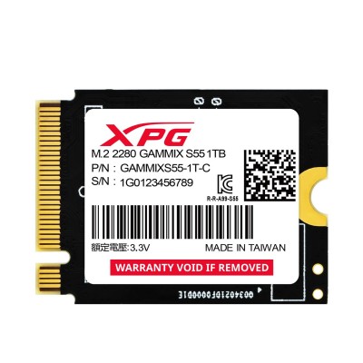 ADATA 1TB M.2 2230 PCIe Gen4 NVMe GAMMIX S55 (SGAMMIXS55-1T-C)