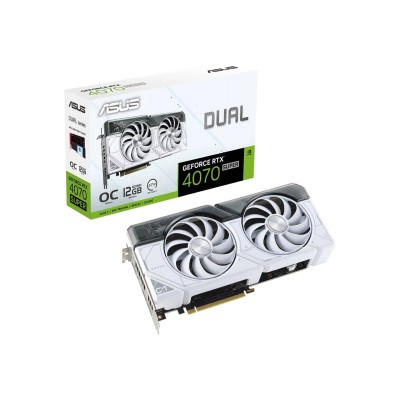 ASUS DUAL-RTX4070S-O12G-WHITE