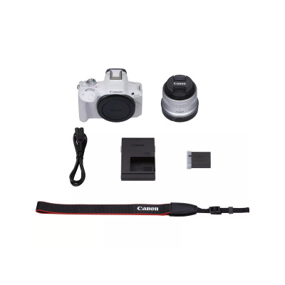 Canon EOS R50 kit RF-S 18-45mm IS STM White (5812C030)