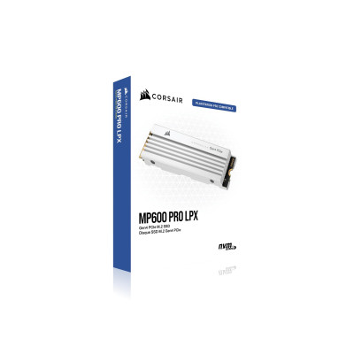 Corsair 1TB M.2 PCIe Gen4 NVMe MP600 Pro LPX White (CSSD-F1000GBMP600PLPW)