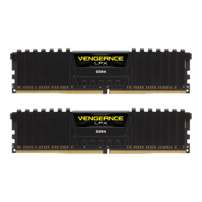 Corsair 16 GB (2x8GB) DDR4 2400 MHz Vengeance LPX Black (CMK16GX4M2A2400C16)