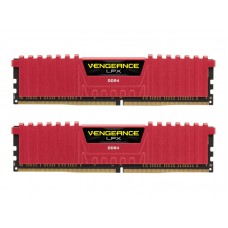 Corsair 16GB( 2x8GB) 2666MHz CL16 Vengeance LPX Red (CMK16GX4M2A2666C16R)