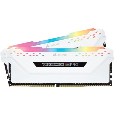 Corsair 16 GB (2x8GB) DDR4 3200 MHz Vengeance RGB Pro White (CMW16GX4M2C3200C16W)