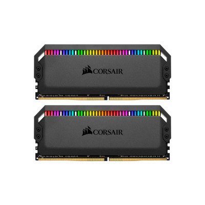 Corsair 16 GB (2x8GB) DDR4 3600 MHz Dominator Platinum RGB Black (CMT16GX4M2C3600C18)