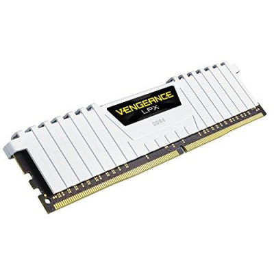 Corsair 16 GB (2x8GB) DDR4 3200 MHz Vengeance LPX White (CMK16GX4M2B3200C16W)