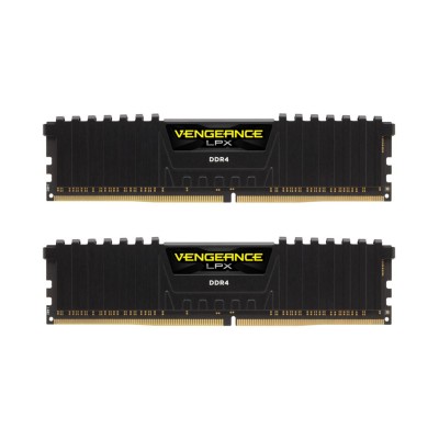 Corsair 32 GB (2x16 GB) DDR4 3000 MHz Vengeance LPX Black (CMK32GX4M2D3000C16)