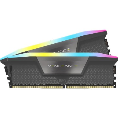 Corsair 32 GB (2x16GB) DDR5 6000 MHz Vengeance RGB AMD EXPO (CMH32GX5M2E6000Z36)