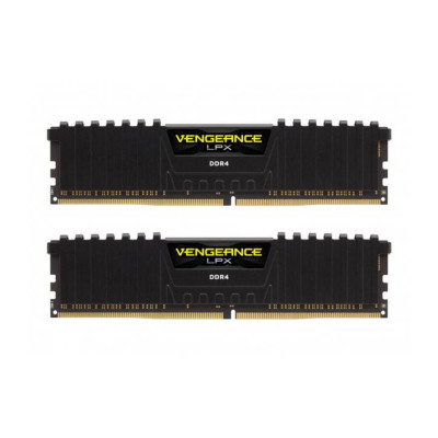 Corsair 64 GB (2x32GB) DDR4 3600 MHz Vengeance LPX Black (CMK64GX4M2D3600C18)