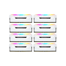Corsair 64GB (8x8GB) 3200MHz CL16 Vengeance RGB PRO White (CMW64GX4M8C3200C16W)