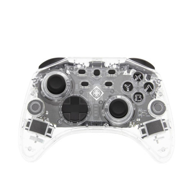 Deltaco Pad wireless transparent RGB Switch/PC/Android