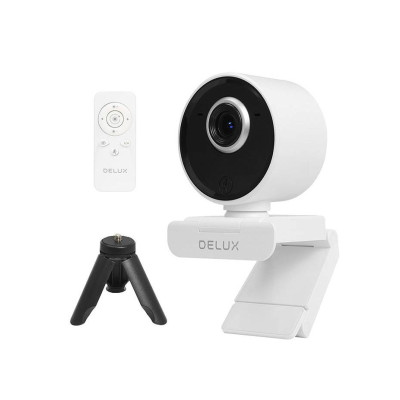 Delux DC07 with tracking and built-in microphone - white