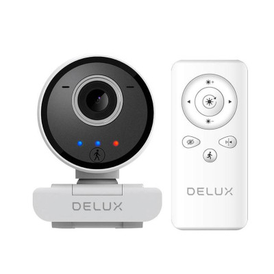 Delux DC07 with tracking and built-in microphone - white