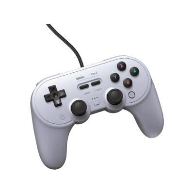 8BitDo Pro2 Wired Gamepad - Grey