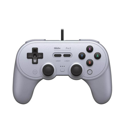 8BitDo Pro2 Wired Gamepad - Grey