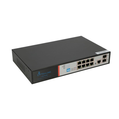ExtraLink 10p VICTOR (8x10/100/1000Mbit 2xSFP, 8xPoE)