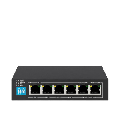 ExtraLink 6p KRIOS (6x10/100/1000Mbit, 4xPoE+)