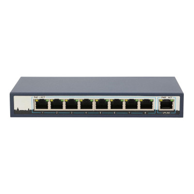 ExtraLink 9p CERES (8x10/100Mbit 8xPoE, 1x10/100Mbit uplink)