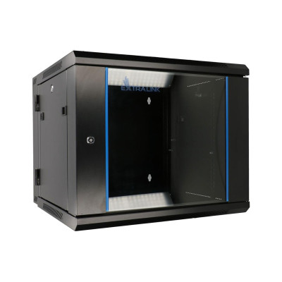 ExtraLink Hanging 19" 12U 600x600mm two-section (black)