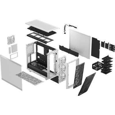 Fractal Design Meshify 2 RGB White TG Clear Tint (FD-C-MES2A-08)