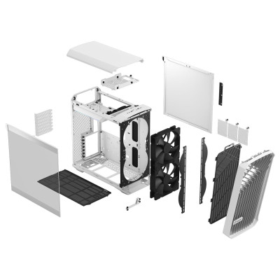 Fractal Design Torrent Compact White TG Clear Tint (FD-C-TOR1C-03)