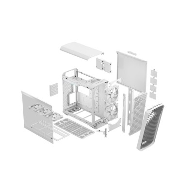 Fractal Design Torrent White RGB TG Clear (FD-C-TOR1A-07)