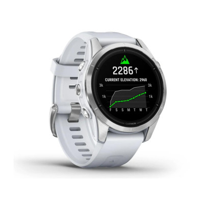 Garmin Epix Pro Gen 2 42mm Silver w. Whitestone Band (010-02802-00/01)